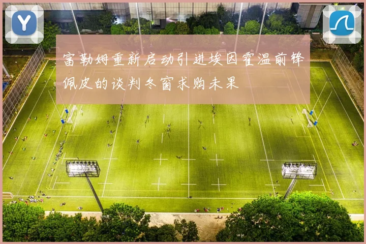 富勒姆重新启动引进埃因霍温前锋佩皮的谈判冬窗求购未果