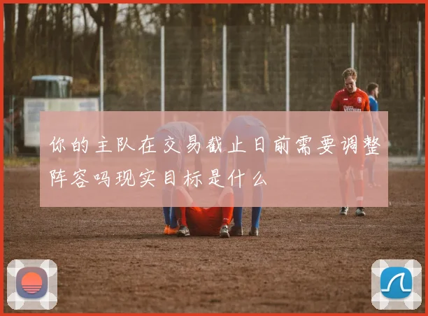 你的主队在交易截止日前需要调整阵容吗现实目标是什么